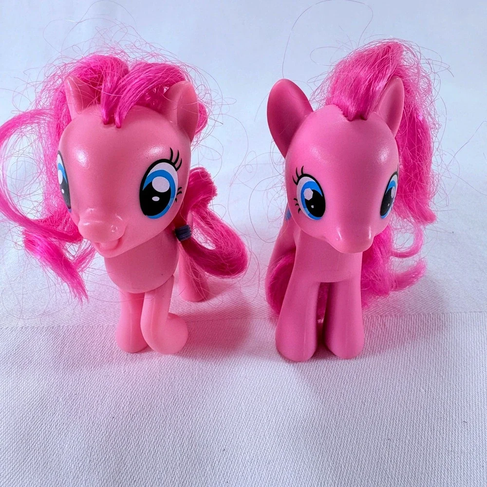 My Little Pony Pinkie Pie Figure Set 2016 3in Pink Balloons Cutie Mark G4 Hasbro